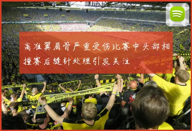 高准翼眉骨严重受伤比赛中头部相撞赛后缝针处理引发关注